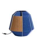 HAY - Bonbon Table Lamp 500 & Cord Set Blue Tones Wool