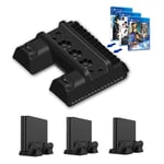 Sony PlayStation 4 - PS4 dual controller charger and vertical cooling stand