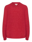 Soaked In Luxury Sltuesday Raglan Pullover Ls Röd