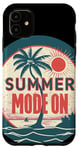 Coque pour iPhone 11 Belle saison d'été avec mode sur costume
