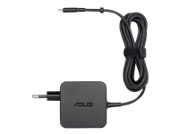 ASUS AC65-00 - Strømadapter - AC 100-240 V - 65 watt - Europa - svart - for Chromebook 12 ExpertBook B9 P5 ZenBook 13 13 OLED 14 ZenBook Flip 13
