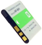 Kompatibelt med Sony Cybershot DSC-W330/S, 3.6V (3.7V), 650 mAh
