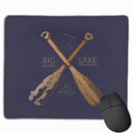 Lake LifeBig Island Reversible Non-Slip Rubber Mouse Mat Mouse Pad for Desktops, Computer, PC and Laptops 9.8 X 11.8 inch