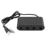 Cable - Connectique - 4 ports GameCube Controller Adaptateur pour Nintendo Wii U