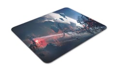 Doomsday Fantasy Art Mouse Mat Pad - Space Alien Invasion Gift Computer #14034