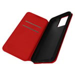 Oppo A57 / A57s Case Card-holder Cover Video Stand Red
