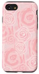 Coque pour iPhone SE (2020) / 7 / 8 Rose pastel rose pêche rose rose rose doux et élégant art