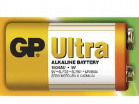 GP Batteries Ultra Alkaline 9V, Engångsbatteri, 9V, Alkalisk, 9 V, 1 styck, Multifärg