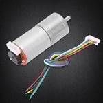 CONNOR Moteur a engrenages a codeur CC 6 V, reducteur de vitesse pour robot, voiture telecommandee, jouet a monter soi-meme