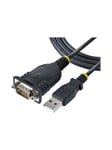 StarTech.com 3ft (1m) USB to Sarjakaapeli DB9 Male RS232 to USB Converter