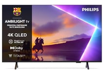 Philips Ambilight 43PUS8500 4K LED Smart TV - Écran 43 Pouces avec Plateforme Pixel Precise Ultra HD, Titan OS et Son Dolby Atmos, Compatible Alexa et Assistant Vocal Google