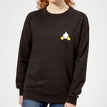 Disney Donald Duck Backside Women's Sweatshirt - Black - XS