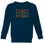 Back To The Future Destination Clock Kids' Sweatshirt - Navy - 3-4 Years