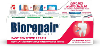 Biorepair:"Fast Sensitive Repair" Toothpaste with microRepair, New Formula - 2.5