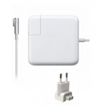 Chargeur pour Apple MacBook Pro 60W 16,5V 3,65A A1184 A1330 A1344 (Coudé) MagSafe 1 (pas 2)