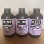 3 x Bleach London Violet Skies Super Cool Colour 150ml Hair Dye Brand New