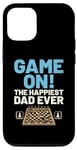 iPhone 14 Pro Game On The Happiest Dad Ever Board Game Chess Player Case