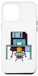Coque pour iPhone 13 Pro Max Disquette amusante et clé USB pour homme et femme