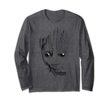 Marvel Guardians Vol. 2 Groot Lines Face Manche Longue