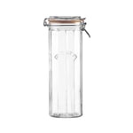 Kilner 2.2 Litre Facetted Glass Clip Top Preservation and Storage Jar