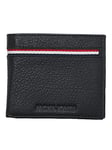 JACK & JONES Men's Jacsilas Leather Wallet, Black, ONE Size