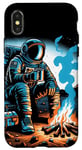 iPhone X/XS Astronaut Stranded in a Distant Planet Calming Funny Trippy Case