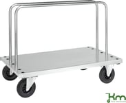 Transportvogn med 2 bøjler, 500 kg, 125x70x94,5