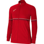NIKE Women's Women's Academy 21 Track Jacket, RED/WHITE, XS UK
