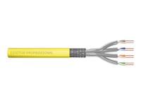 Digitus Professional Cat 7a Kabel Med Afskærmning Med Folie Og Kobberfletning (sftp Gul 100m