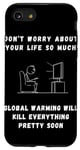 iPhone SE (2020) / 7 / 8 Laugh and Learn Stickman Art - Global Warming Awareness Case