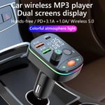 Car FM Transmitter Bluetooth Car Charger Dual USB Car Charger USB Charger