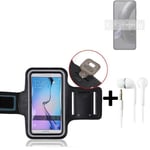 For Motorola Edge 30 Neo Neoprene armband + EARPHONES sports jogging running cas