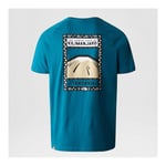 The North Face Mens S/S North Faces Tee (Blå (BLUE CORAL/GRAVEL) Large)