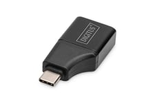 DIGITUS Adaptateur USB-C vers HDMI Type-A - 4k/30Hz - Plug & Play - Boîtier Aluminium - Noir
