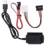 SATA/PATA/IDE Drive to USB 2.0 Adapter Converter Cable for 2.5/3.5 Inch8441