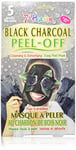 7th Heaven Cleansing and Detoxifying Charcoal Peel-Off Face Mask, Pack of 5