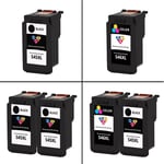 Lot Pg545xl Cl546xl Ink Cartridges For Canon Pixma Mg2450 Mg2550 Mg2950 Printer