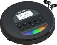 KLIM Nomad - NEW 2023 - Portable CD Player Walkman with Long-lasting Battery - -