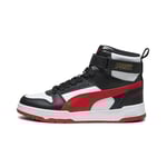PUMA Mixte Enfant Rbd Game Jr, Puma White For All Time Red Puma Black Gold, 36 EU