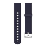 New Watch Straps 18mm Texture Silicone Wrist Strap Watch Band for Fossil Female Sport/Charter HR/Gen 4 Q Venture HR (Black) (Color : Dark Blue)