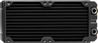 CORSAIR Hydro X Series XR7 240mm Water Cooling Radiator - Dual 120mm Fan Mounts - Premium Copper Construction - Easy Installation - Black