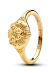 Pandora Game of Thrones Lannister lion 14k gold-plated ring 163139C00-58
