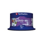 Verbatim DVD+R vierge Azo - 4 -7 Go / 120 min transfert de données vitesse 16 x paquet 50 unités