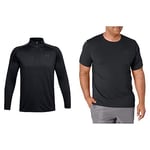 Under Armour Tech 2.0 1/2 Zip, Versatile Warm Up Top for Men, Light and Breathable Zip Up & Super Soft Men's T Shirt for Training and Fitness, Fast-Drying Men's T Shirt with Graphic