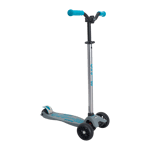 MicroMaxi deluxe pro Grey/aqua 3 scooter, sparkcykel barn