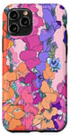 Coque pour iPhone 11 Pro Modèle : Art original à motifs floraux de fleurs de mufliers