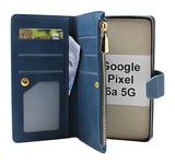XL Standcase Lyxfodral Google Pixel 6a 5G (Marinblå)
