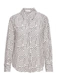 Basic Tops Shirts Long-sleeved Multi/patterned Mango