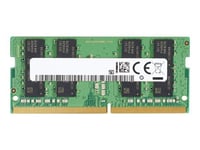 HP - DDR4 - module - 4 Go - SO DIMM 260 broches - 3200 MHz / PC4-25600 - 1.2 V - mémoire sans tampon - non ECC - pour Elite Slice G2 (SODIMM); EliteDesk 705 G5 (SODIMM); EliteOne 800 G5 , 800 G6, 800 G8; ProDesk 400 G5 (SODIMM), 400 G6 (SODIMM), 600 G5 (