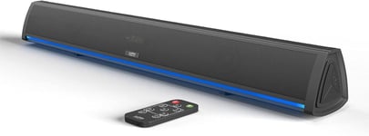 Audible Fidelity Soundbar, Bluetooth Sound Bar for TV and PC, Compact with RGB